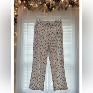 Soma Cool Nights Pine Trees Reindeer Christmas Pajama Pants- Size Medium Short